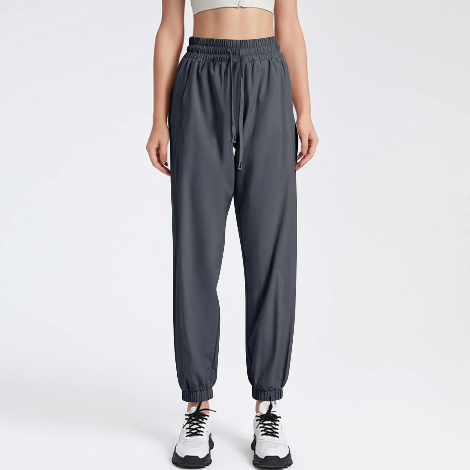 Sweatpants,Casual Baggy Lightweight Breathable and Comfortable with Elastic Bands Wide Leg Pants for Women's Fashion