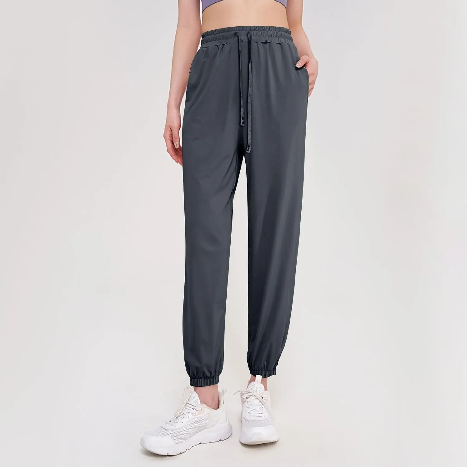 Sweatpants,Casual Baggy Lightweight Breathable and Comfortable with Elastic Bands Wide Leg Pants for Women's Fashion