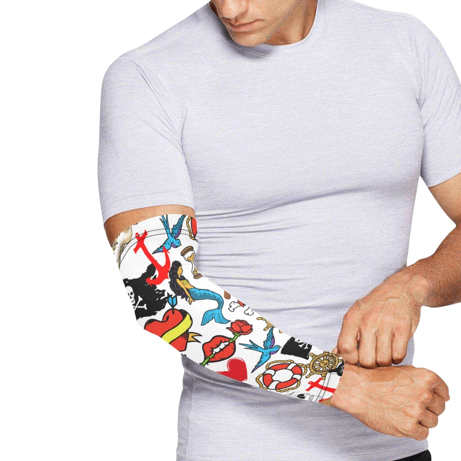 Tatt Art Coloured Weather Protection Arm Sleeves (FWS)