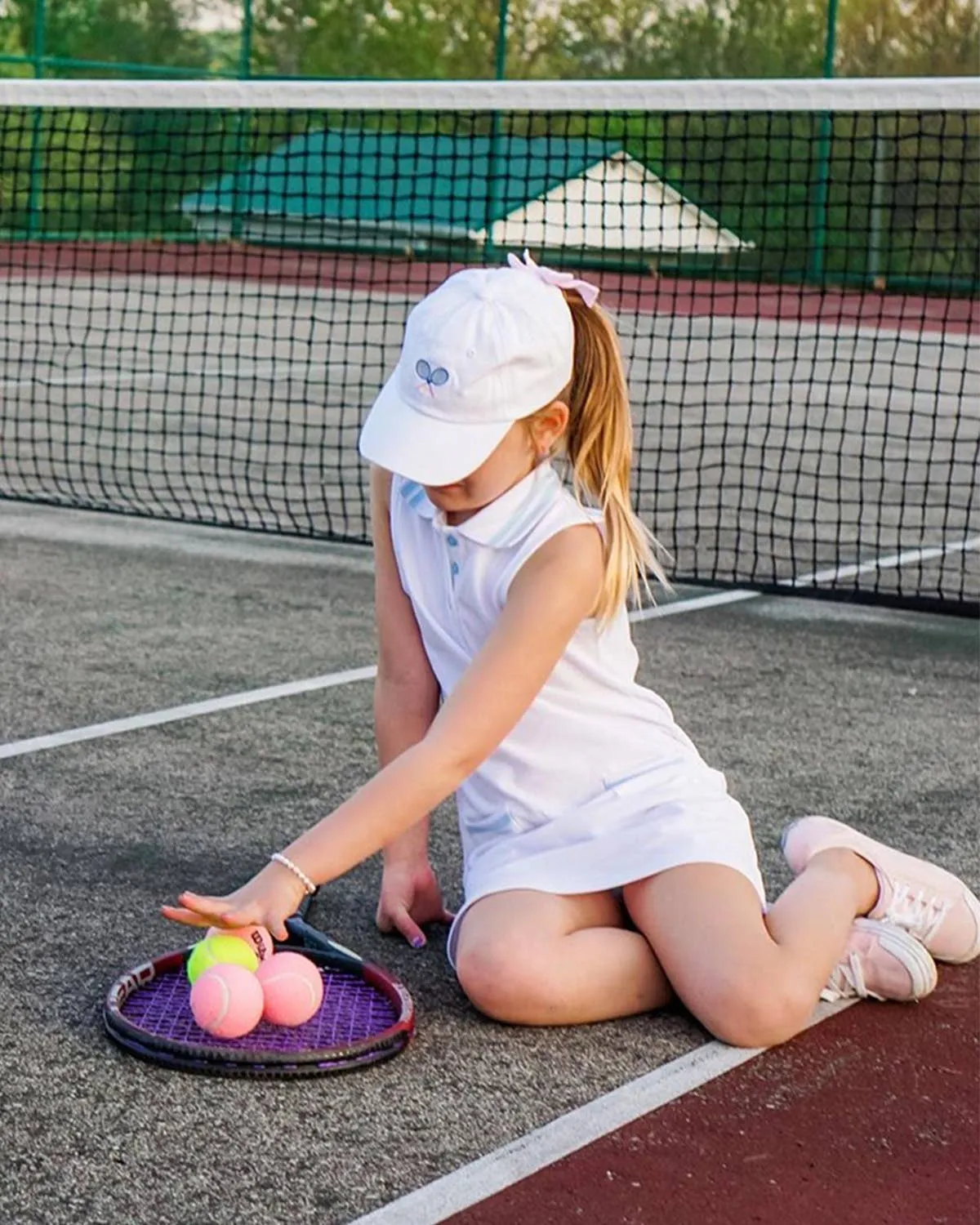 Tennis Bow Baseball Hat