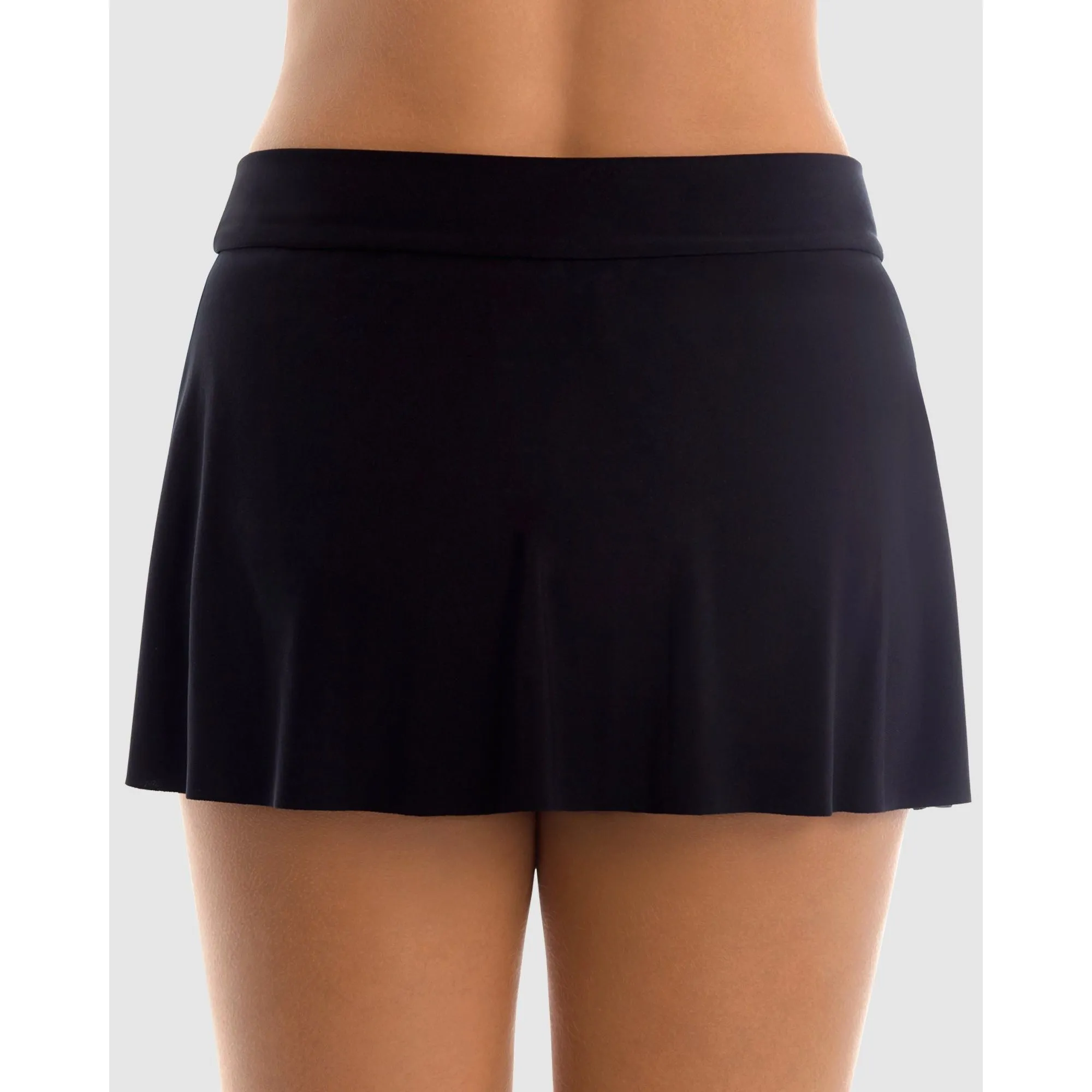 Tennis Style Skirted Tummy Control Bikini Bottom