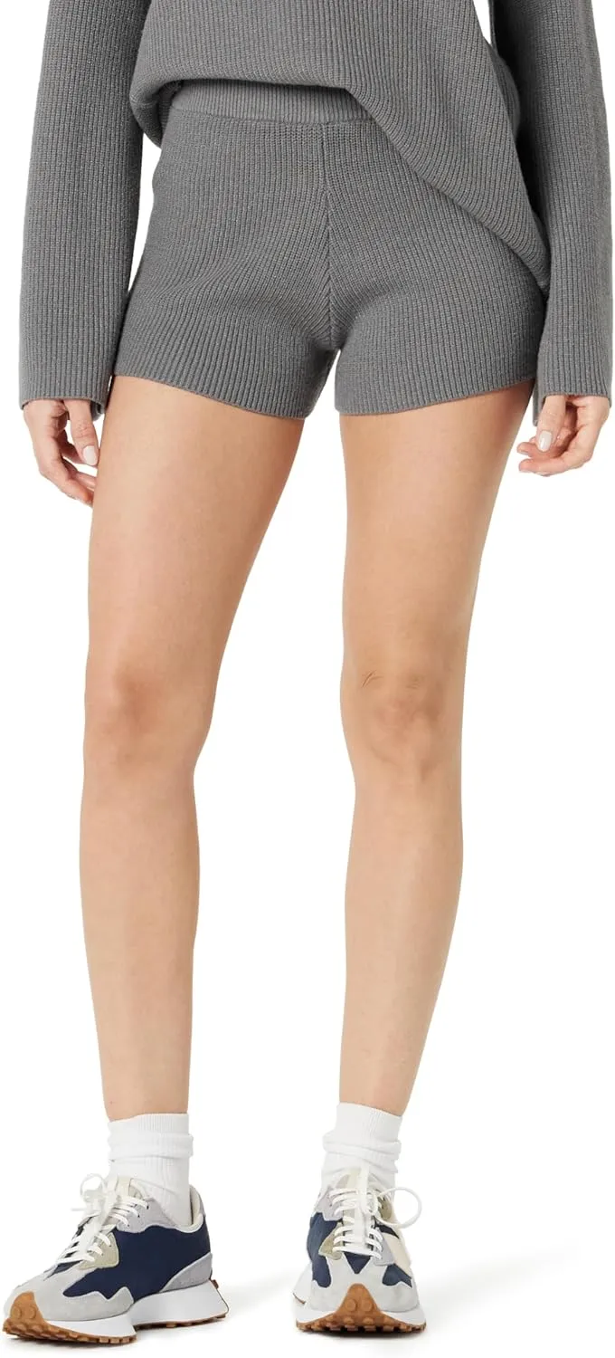 The Drop Women's Faith Pull-on Ribbed Sweater Short