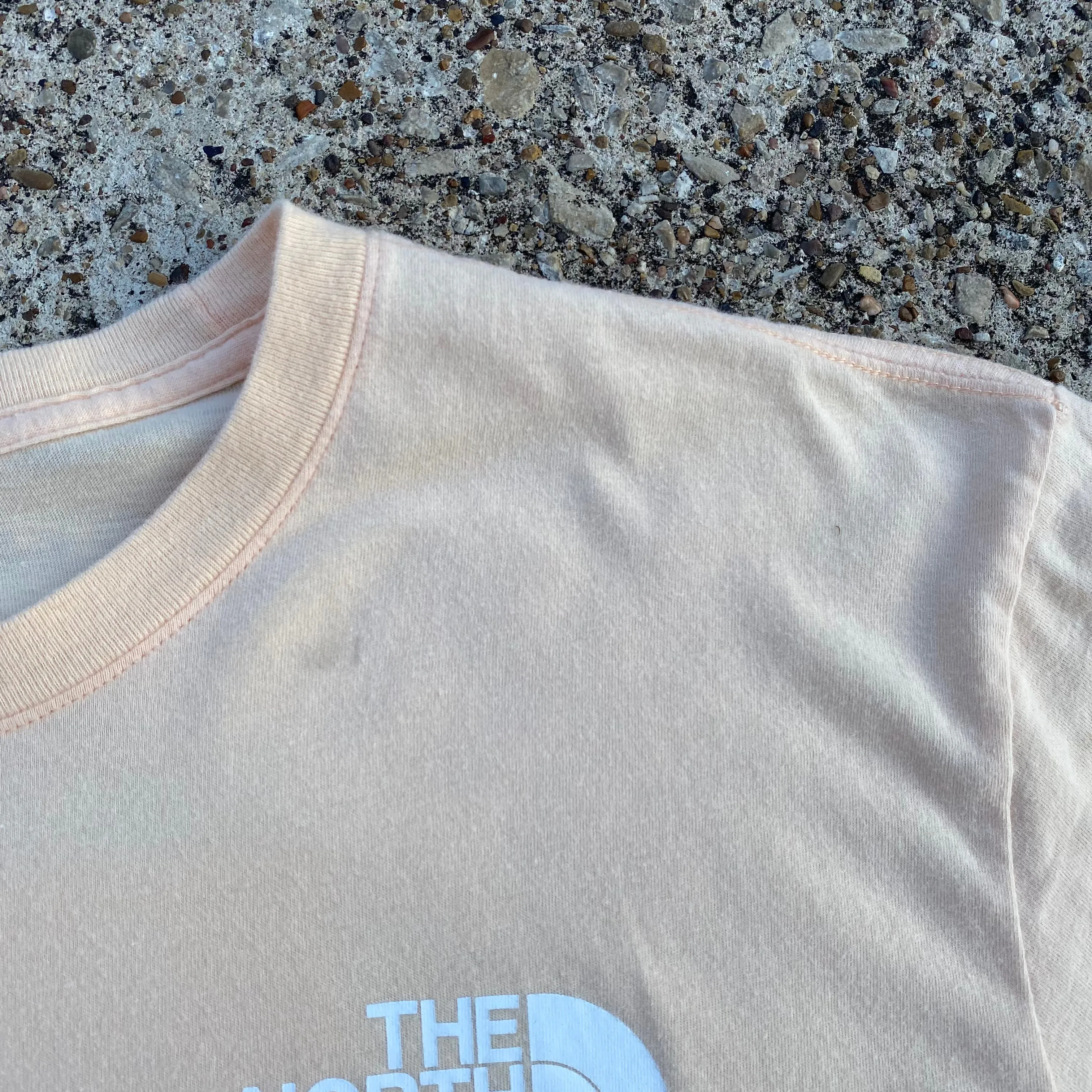 The North Face Never Stop Exploring Box Logo Yellow T-shirt