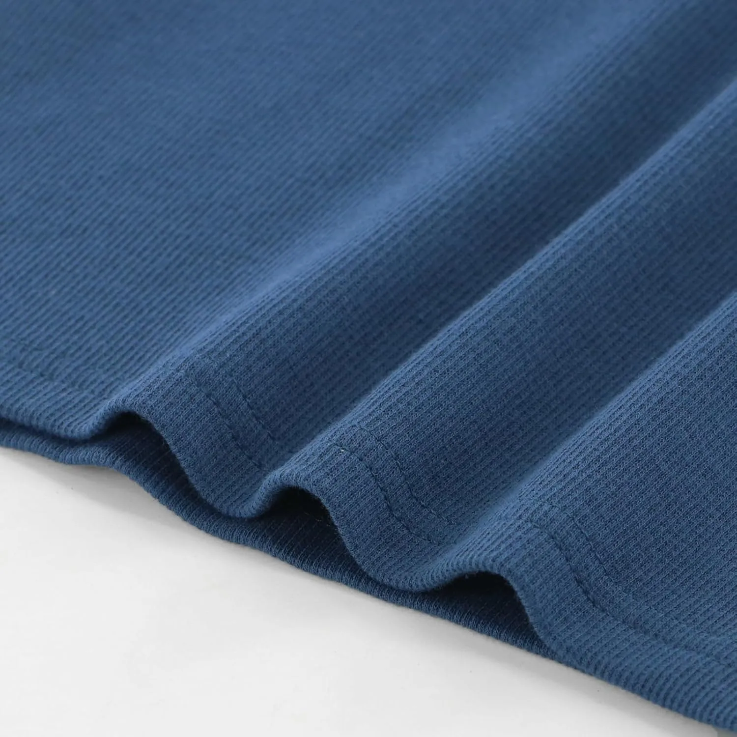Toddler Short Sleeve Henley Shirt Boys Ribbed T-Shirt