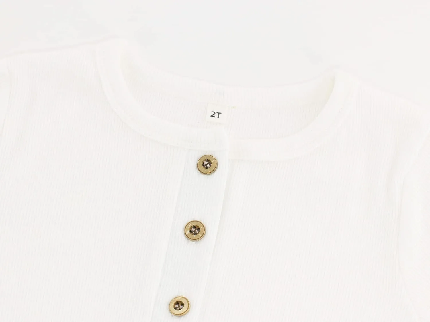Toddler Short Sleeve Henley Shirt Boys Ribbed T-Shirt