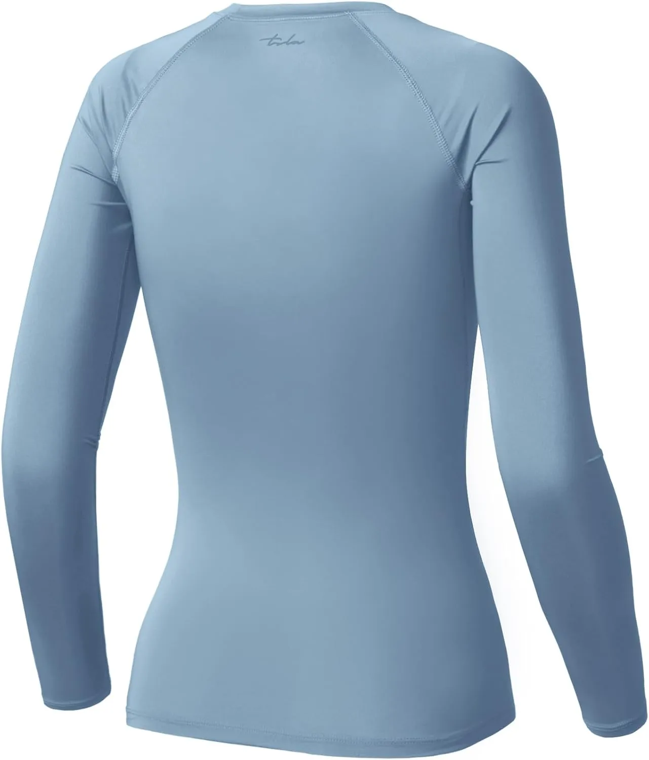TSLA Women's Sports Compression Shirt, Cool Dry Fit Long Sleeve Workout Tops, Athletic Exercise Gym Yoga Shirts