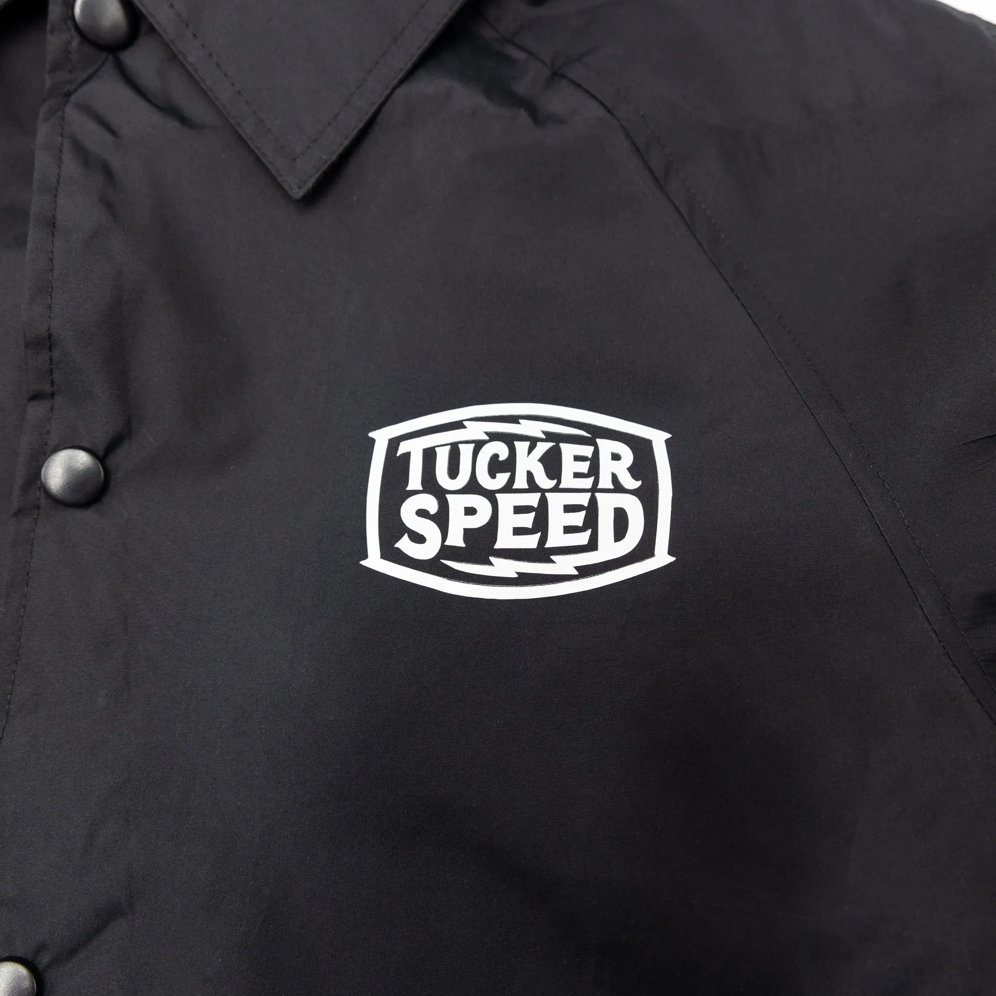 Tucker Speed V-Twin Performance Specialists Lined Coach Jacket - Black
