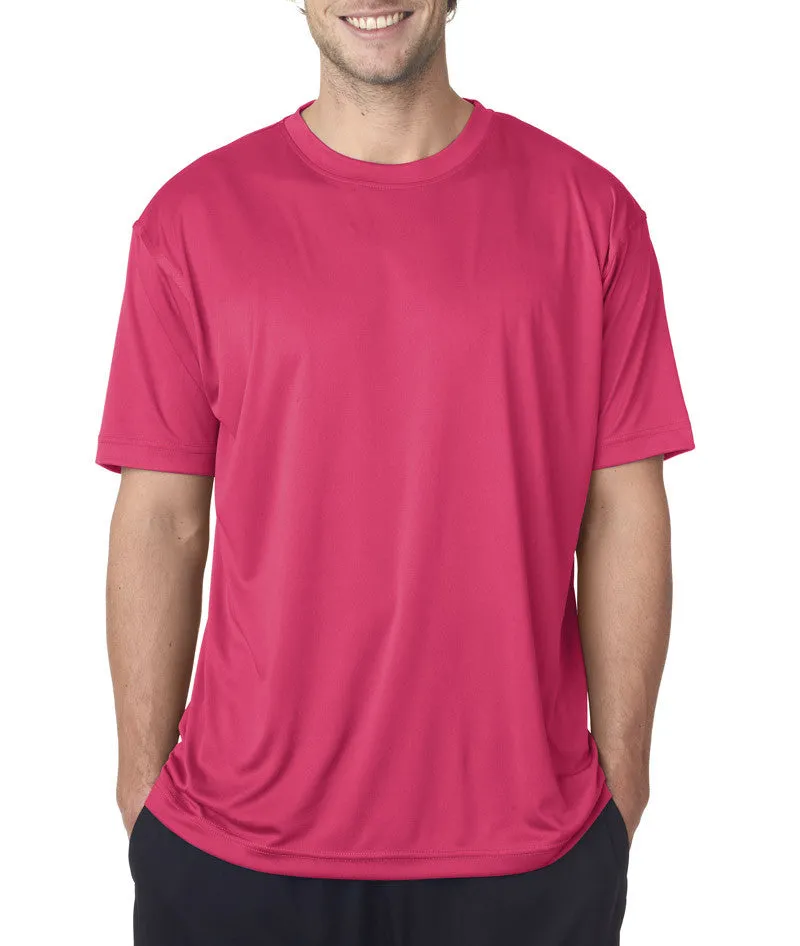 ultraclub(R) men's cool & dry sport performance interlock tee - heliconia (2xl)