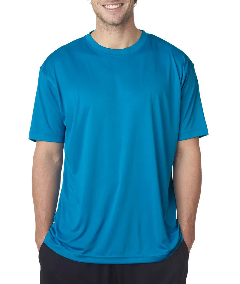 ultraclub(R) men's cool & dry sport performance interlock tee - sapphire (3xl)