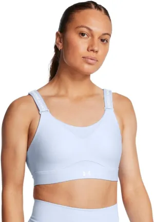 Under Armour Womens Infinity High Impact Sports Bra, (465) Nimbus Blue / / White, Medium D-DD