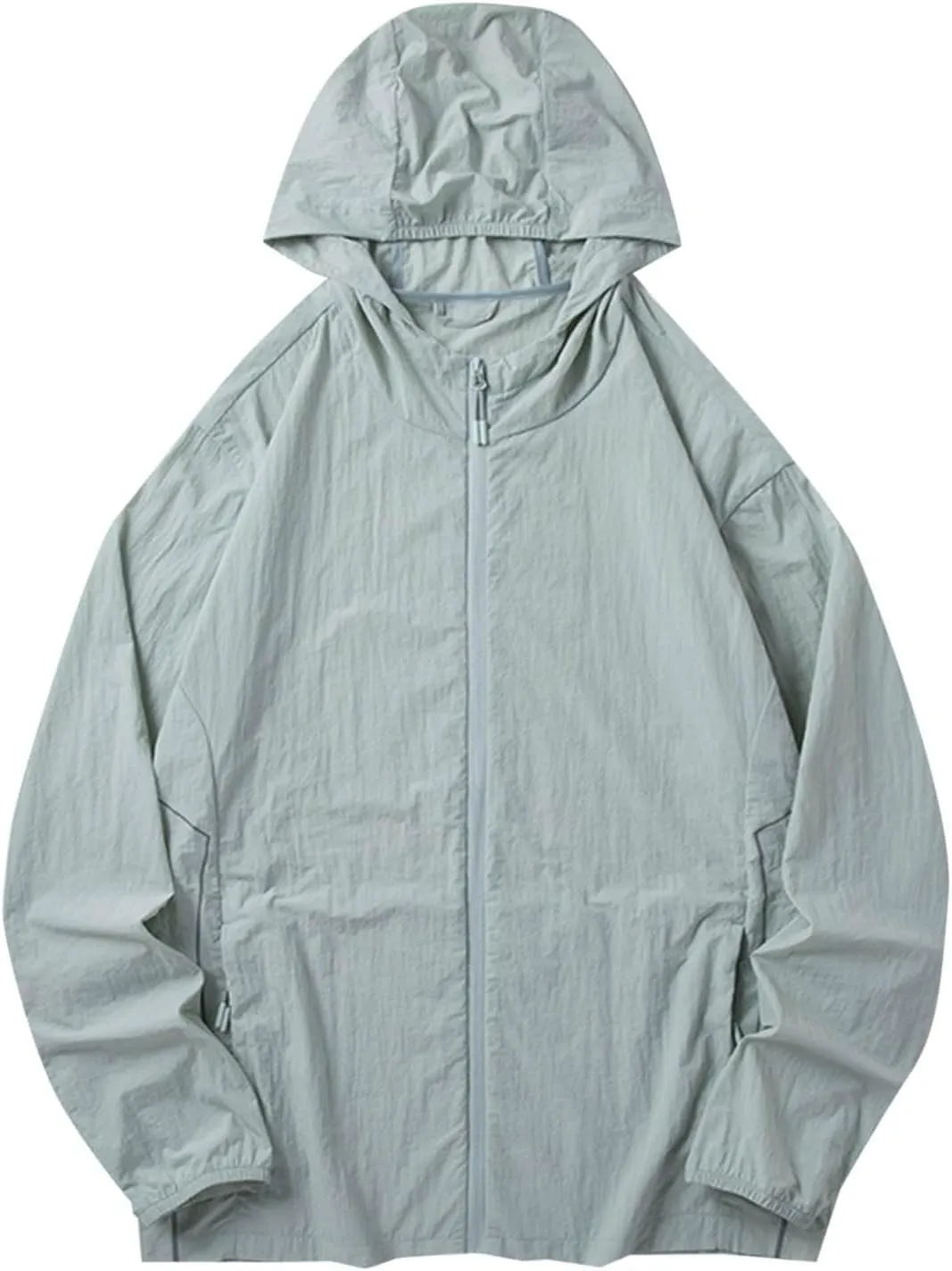 Unisex UPF 50  Sun Protection Jacket Summer Sunscreen Clothing Thin Breathable Anti-UV Skin Coat for Women Men