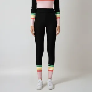 UPF50 Swim Paddle Board Swim Pants, Black Vintage Hawaii Stripe
