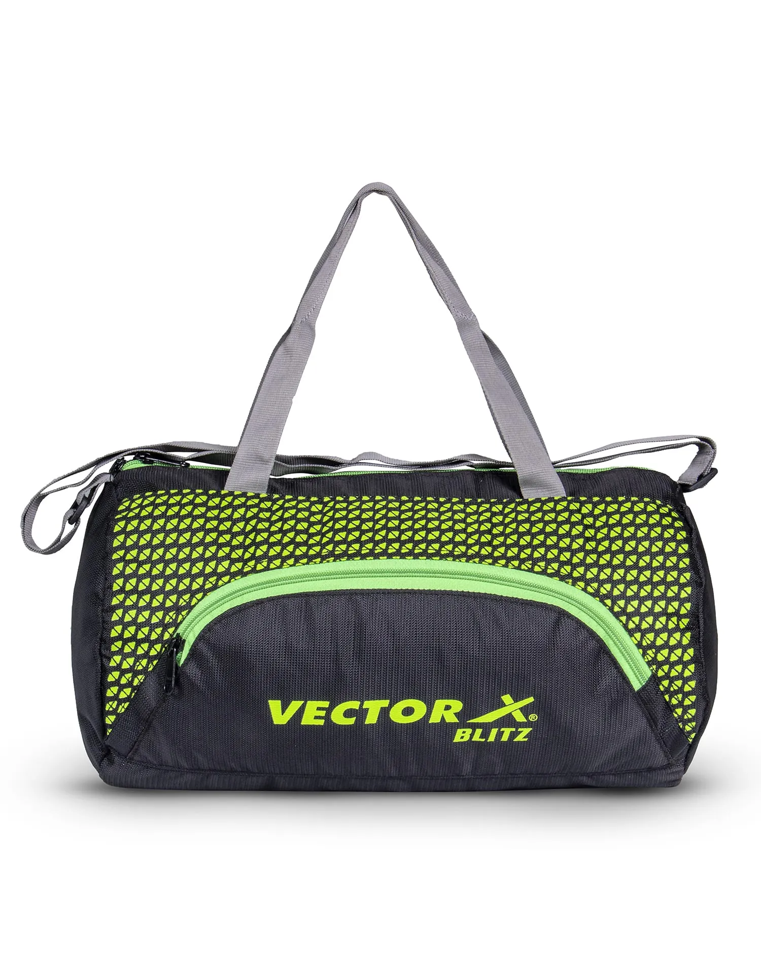 VECTOR X Polyester Blitz Gym Bag II Shoulder bag II Luggage Bag II Sports Bag (Navy-Yellow) 13.5 L