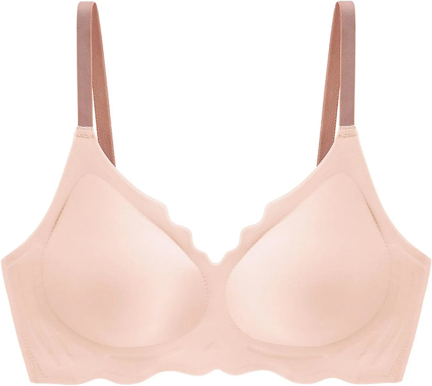 Wireless Sports Bras for Women High Impact Support Push Up No Show Sporty Sports Bra Gym Supportive Comfortable Yoga