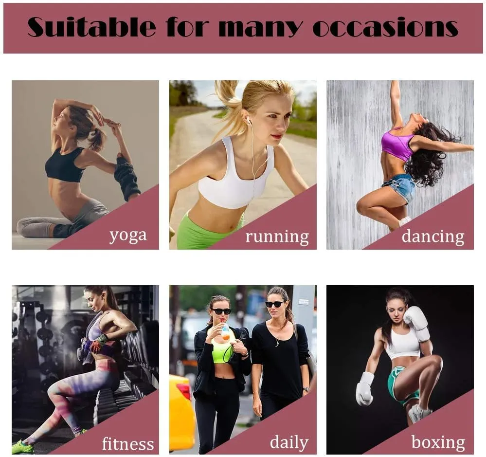 Women High Impact Sports Bra Criss Cross Back Padded Bra Workout Fitness Sports Yoga Bras