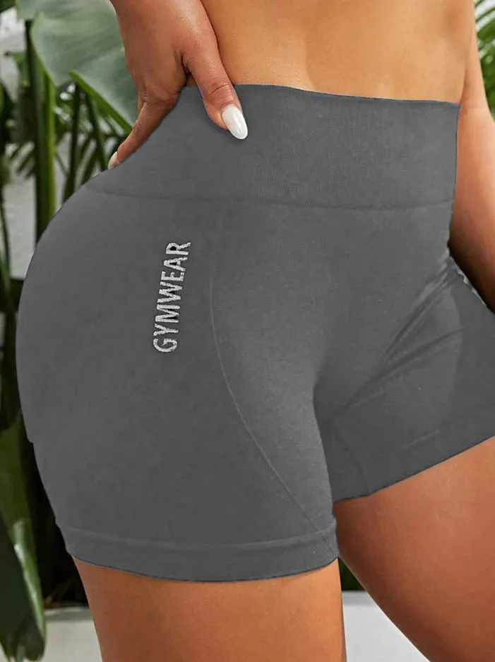 Women High Waist Workout Shorts Yoga Short Pant for Comfort