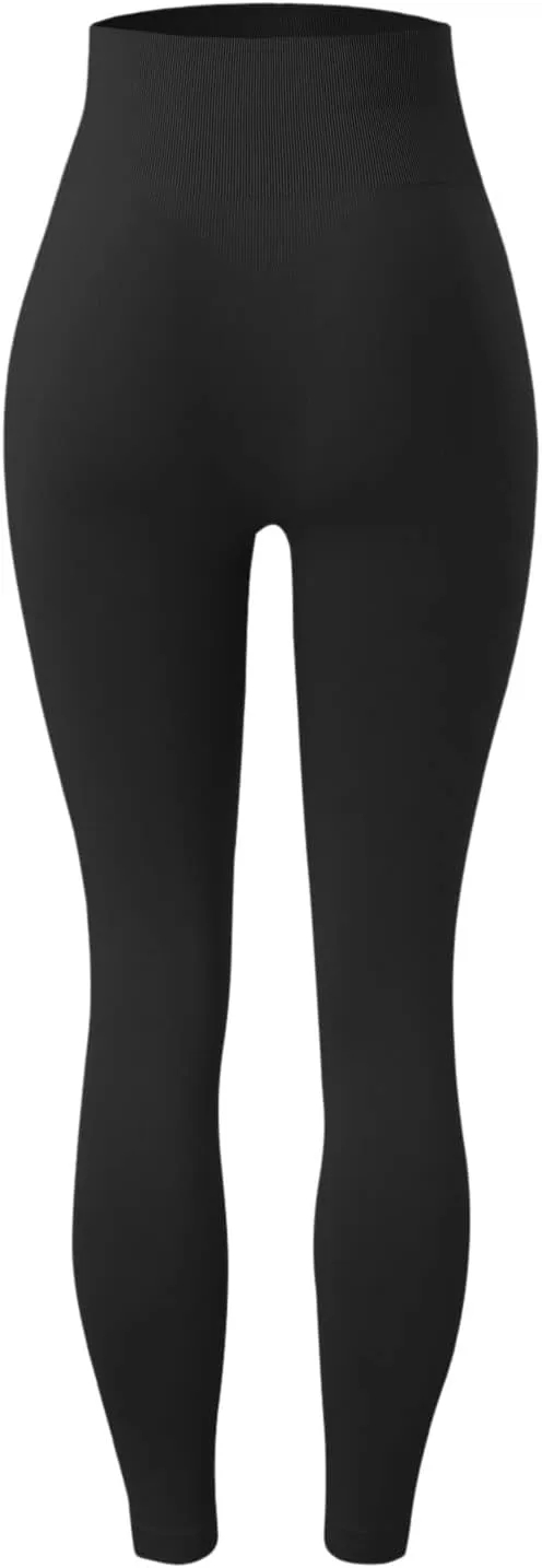 Women Seamless Lifting Leggings High Waist Tummy Control Sweat Wicking Yoga Pants Elastic Soft Trousers