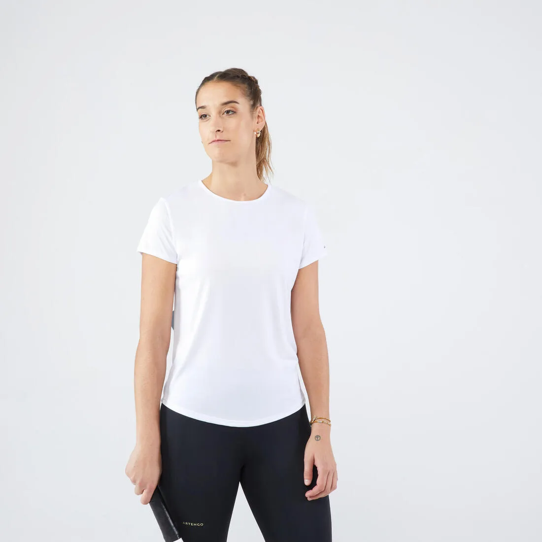 Women's 100 Quick Dry Crew Neck T-Shirt