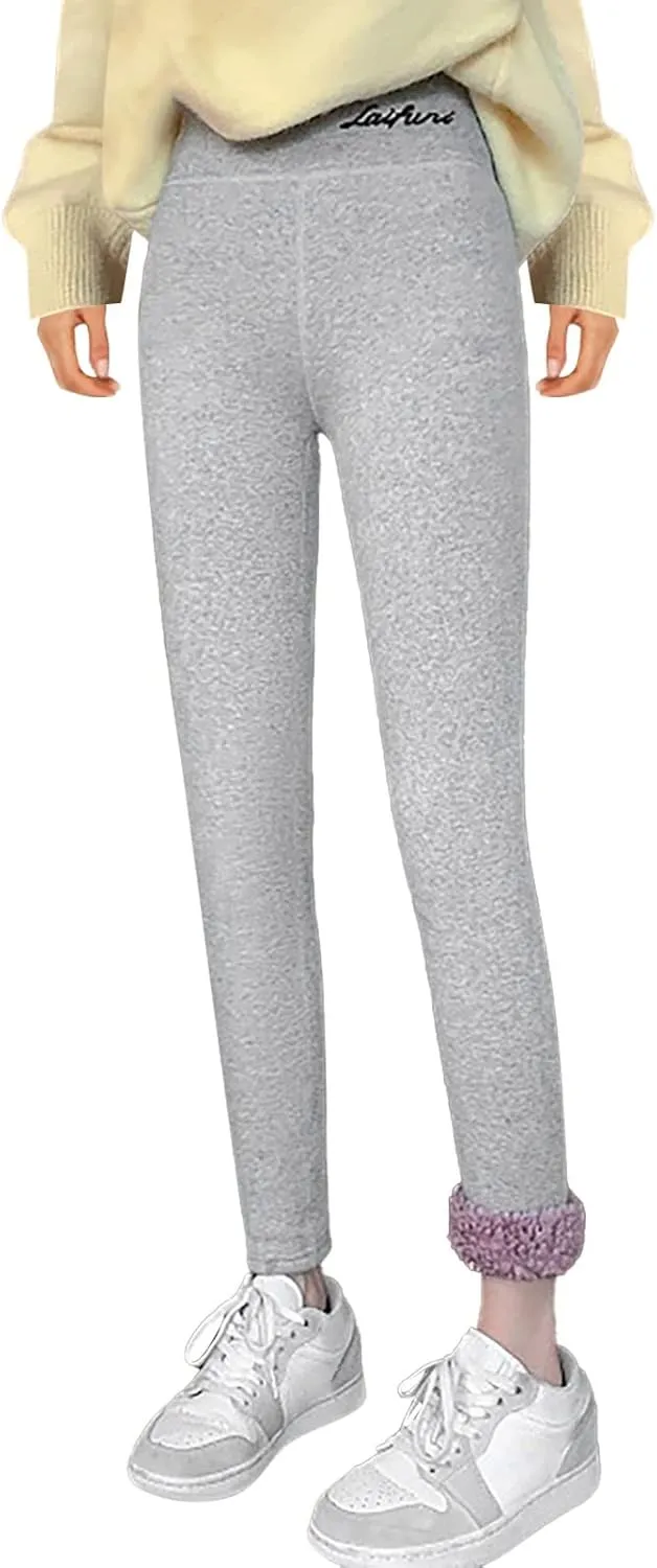 Women's Activewear Leggings Bottoms Weather Letter Patched Bootcut Workout Hiking Yoga Pants Fleece