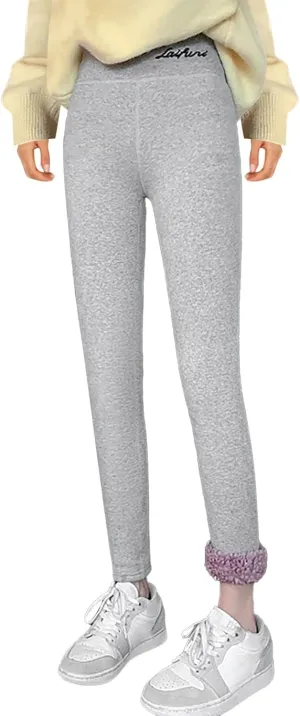 Women's Activewear Leggings Bottoms Weather Letter Patched Bootcut Workout Hiking Yoga Pants Fleece