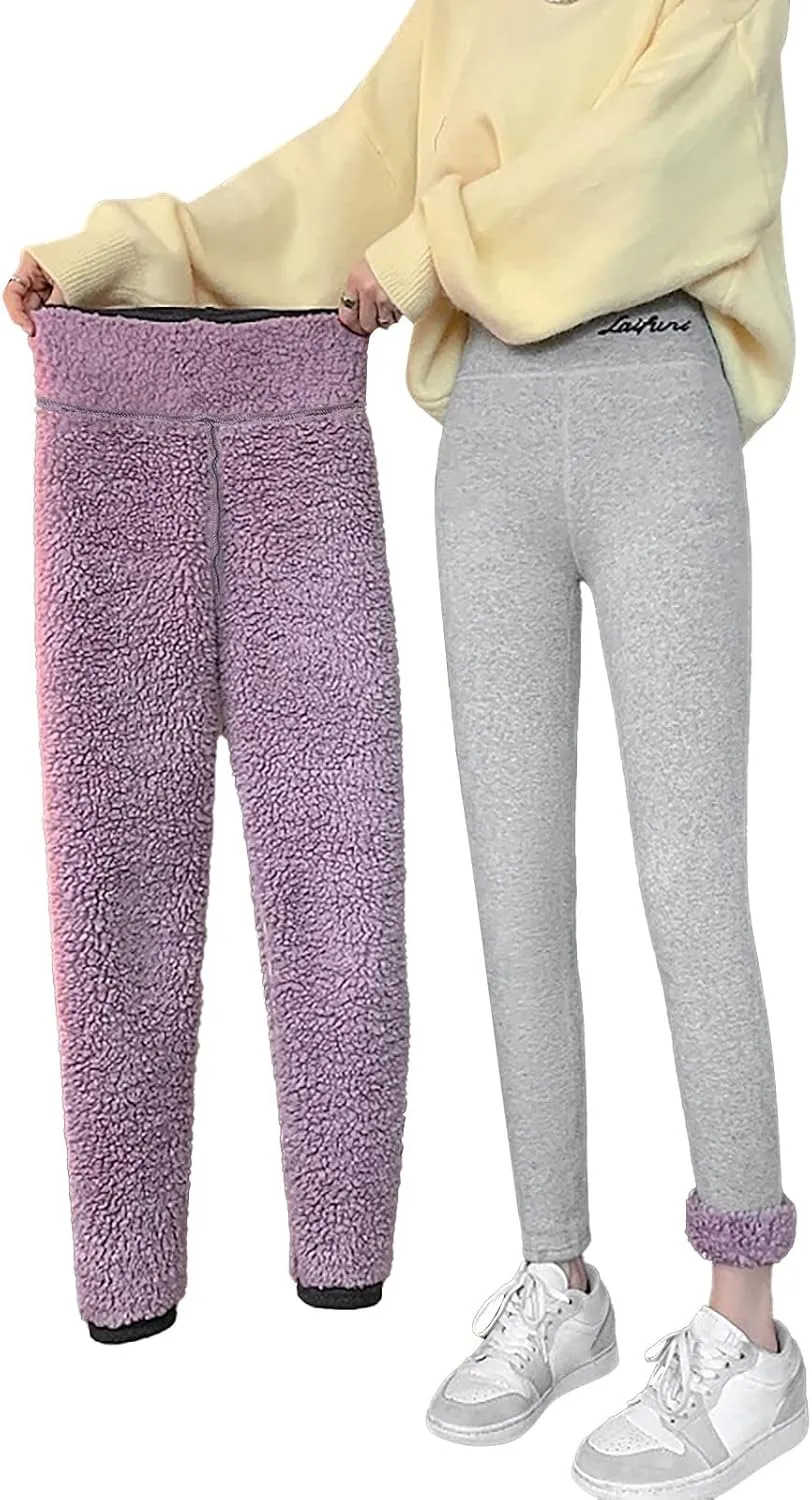 Women's Activewear Leggings Bottoms Weather Letter Patched Bootcut Workout Hiking Yoga Pants Fleece