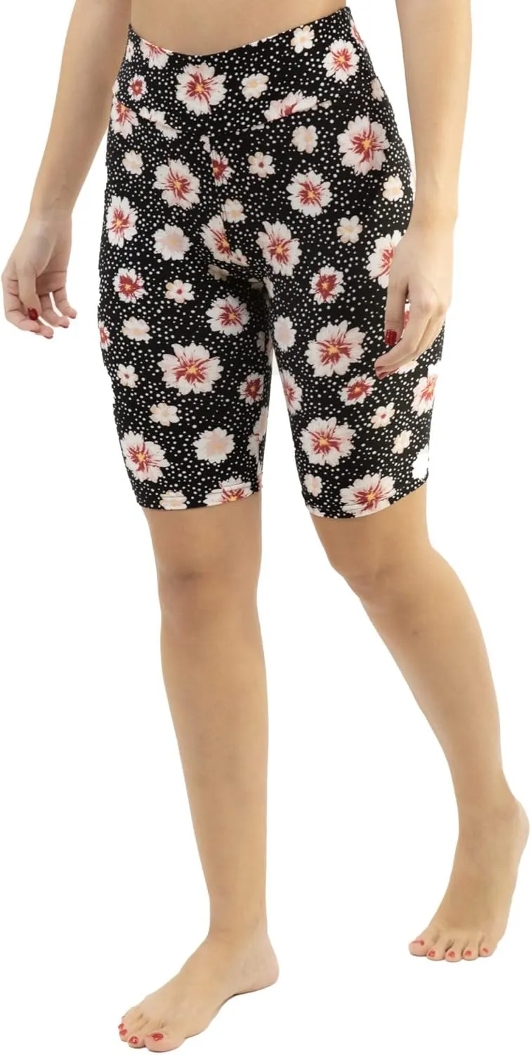 Women's Buttery Soft High-Waisted Biker Shorts- for Workout, Yoga and Running