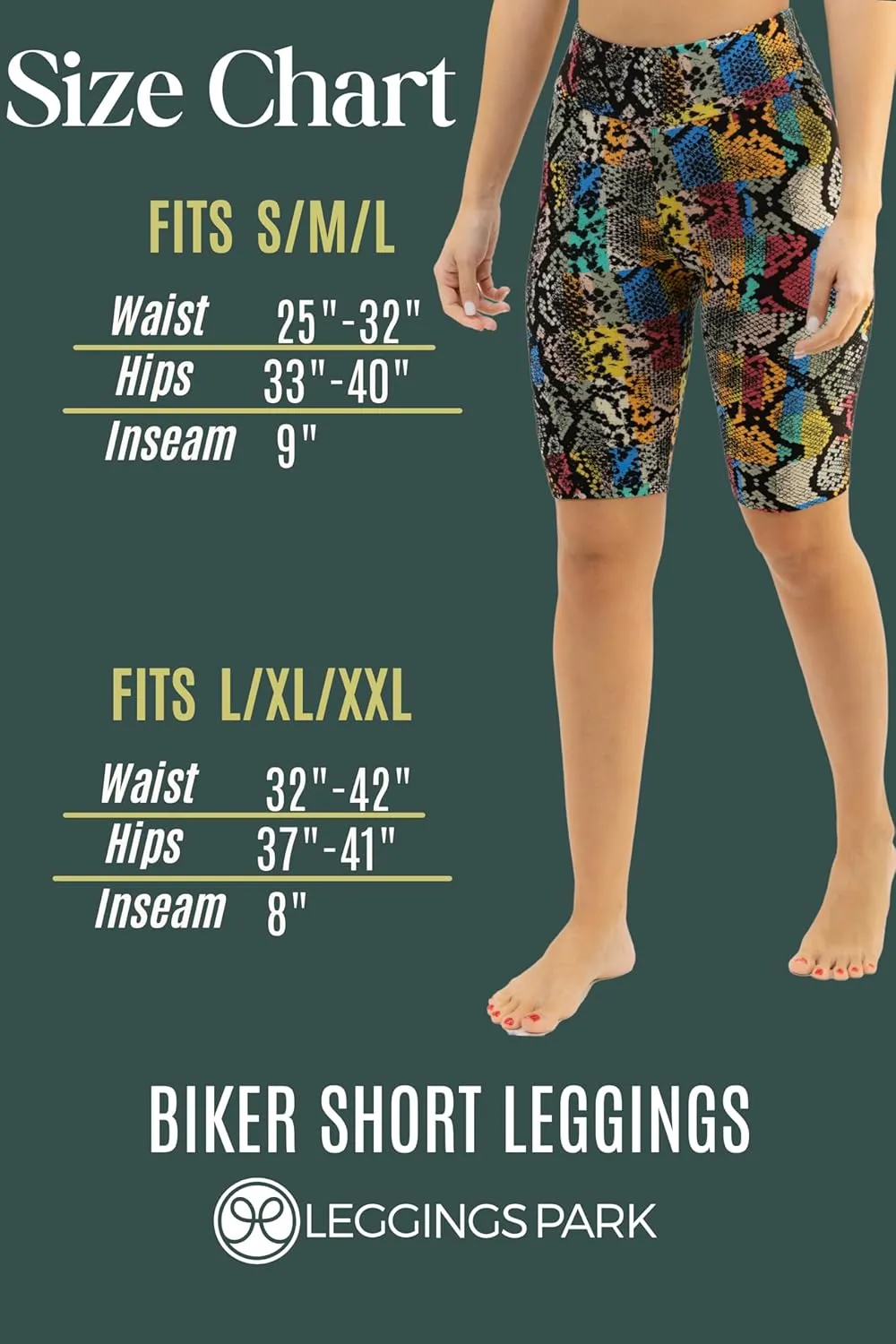 Women's Buttery Soft High-Waisted Biker Shorts- for Workout, Yoga and Running