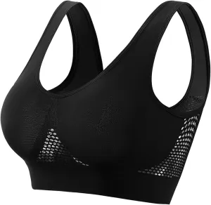 Womens Comfort Sports Bra Seamless Wirefree Breathable Yoga Bra Sleep Bra Workout Running Women's Sports Bras