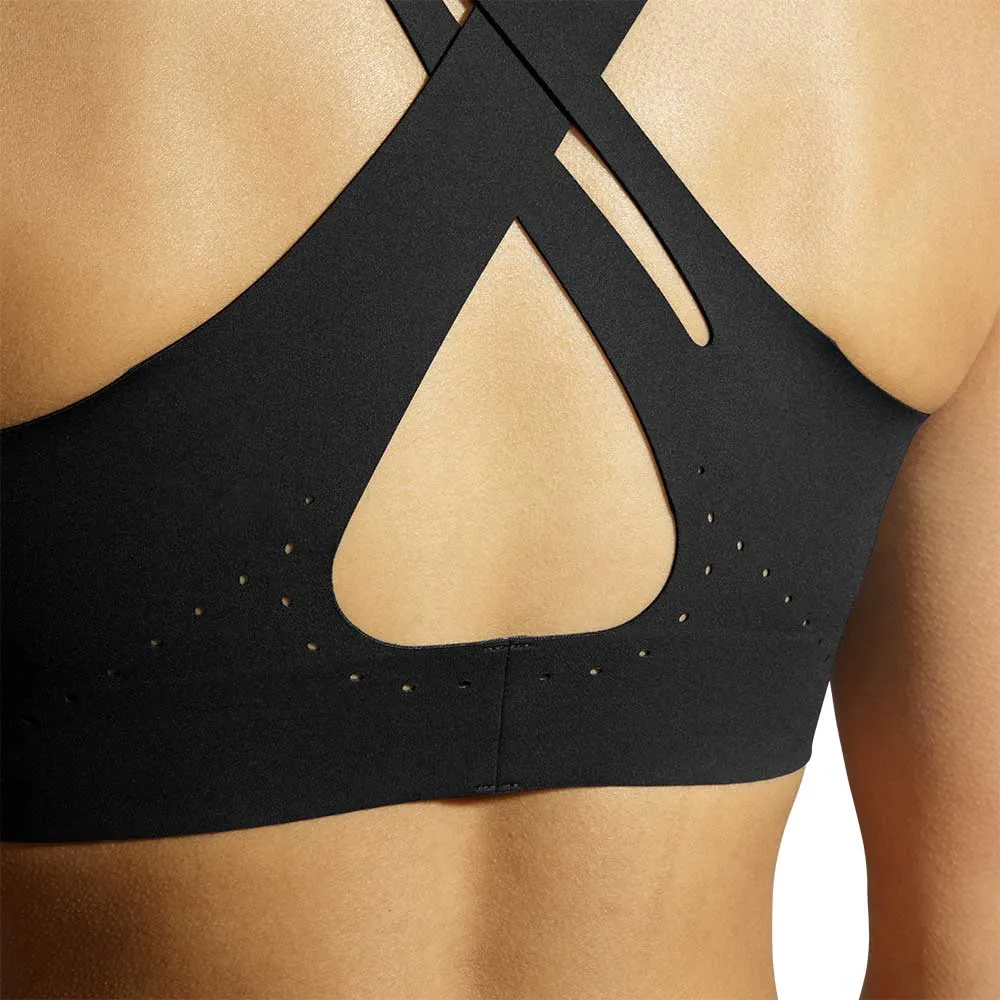 Women's Crossback 2.0 Run Bra -  Black