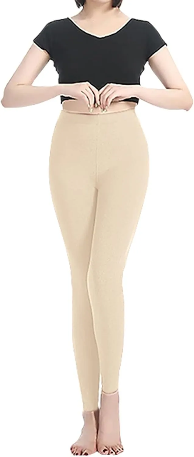 Women's Fleece Lined Tights High Waisted Winter Legging Footed Sheer Tights Thermal Winter Thick Tights Leggings