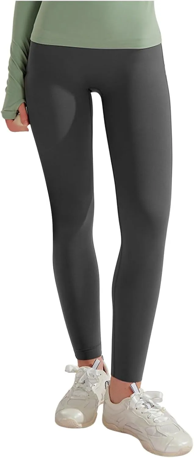 Women's High Waist Tummy Control Leggings Casual Gym Tights Stretchy Compression Athletic No See Through Yoga Pants