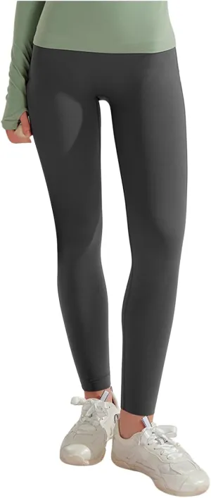 Women's High Waist Tummy Control Leggings Casual Gym Tights Stretchy Compression Athletic No See Through Yoga Pants