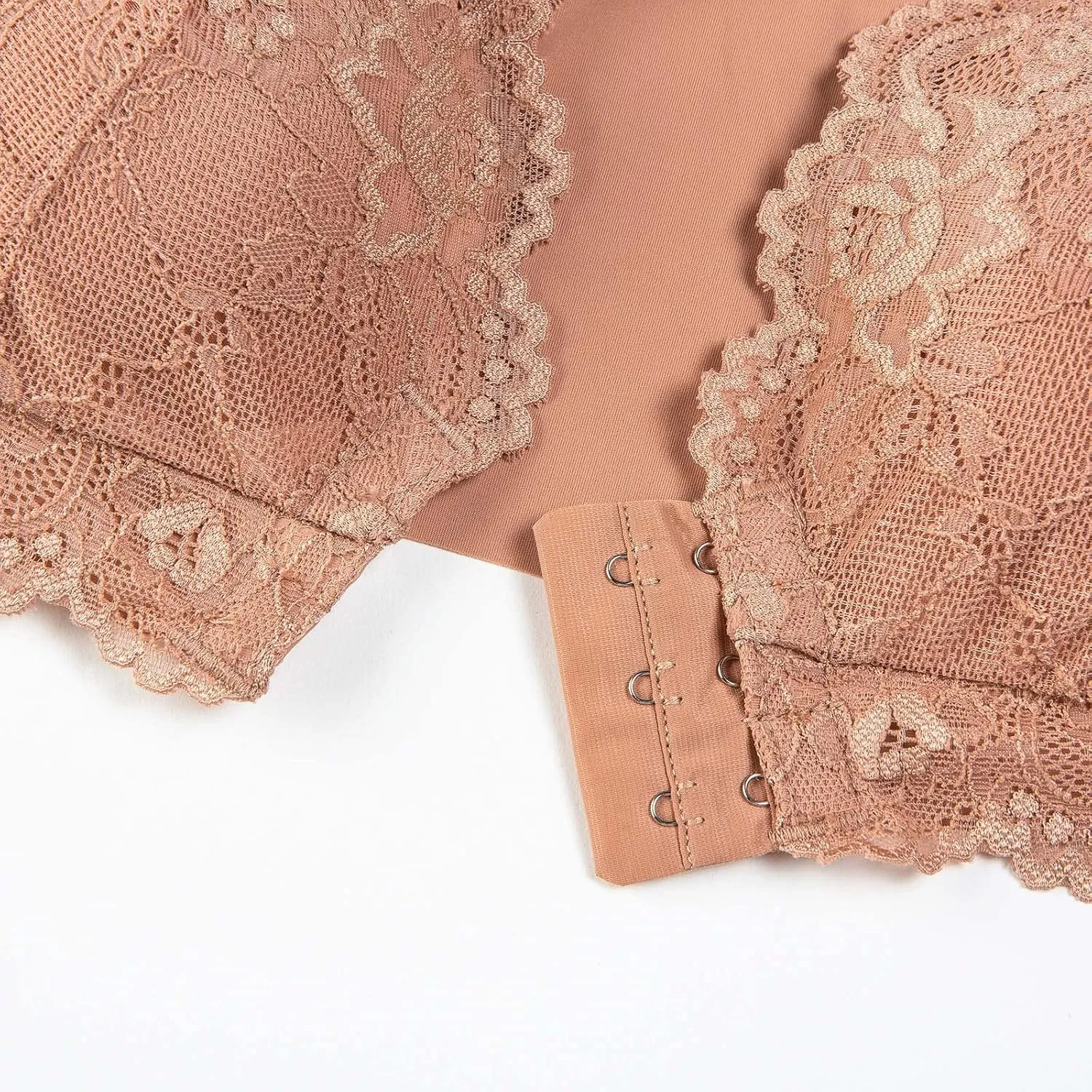 Womens Lace Bras Push Up Bralettes with Underwire Full Coverage Unpadded Bra Sexy Minimizers Everyday Bra