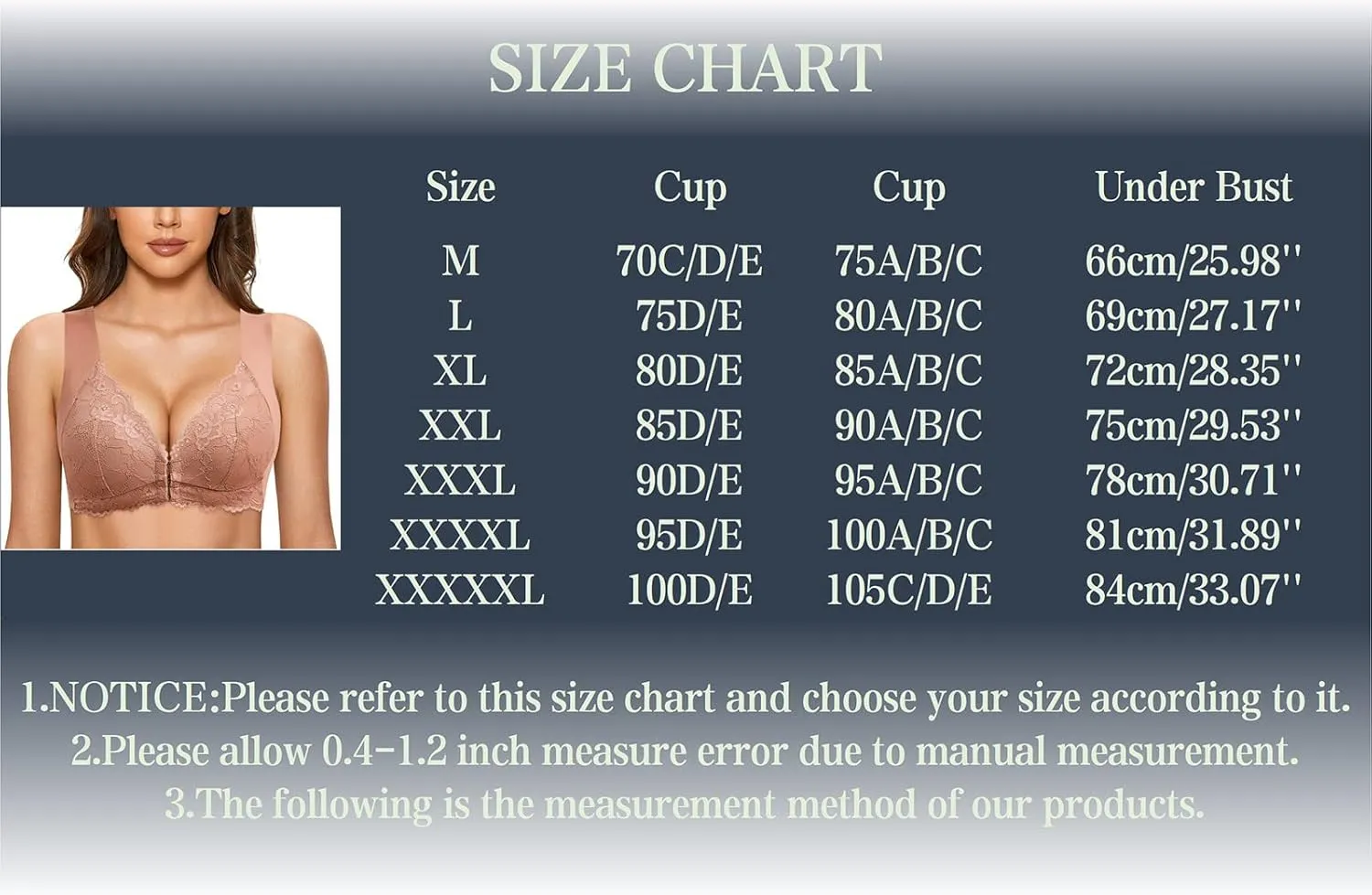 Womens Lace Bras Push Up Bralettes with Underwire Full Coverage Unpadded Bra Sexy Minimizers Everyday Bra