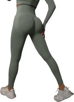 Women's Seamless Leggings Stretchy High Waist Slimming Booty Yoga Pants Workout Running Butt Lift Tights