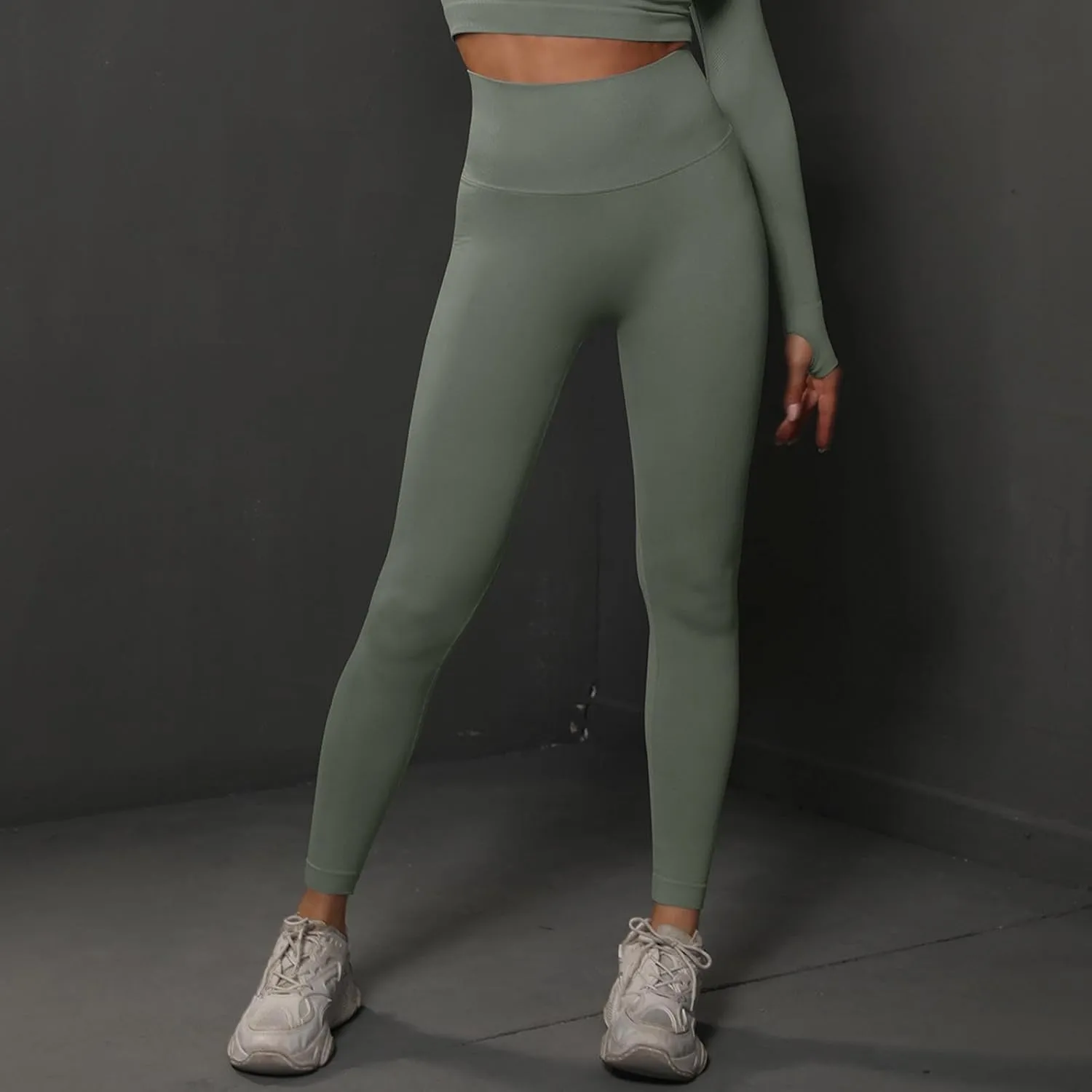 Women's Seamless Leggings Stretchy High Waist Slimming Booty Yoga Pants Workout Running Butt Lift Tights