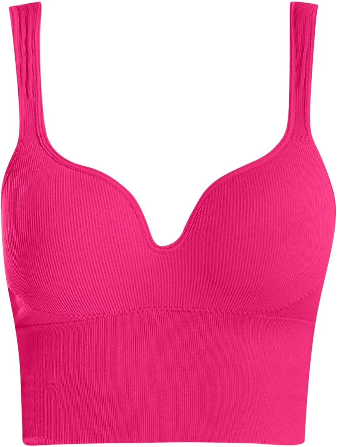 Women's Sexy Sports Bra Sports Bras Yoga Running Seamless for Large Bust One Piece Breathable Push Up Full Coverage