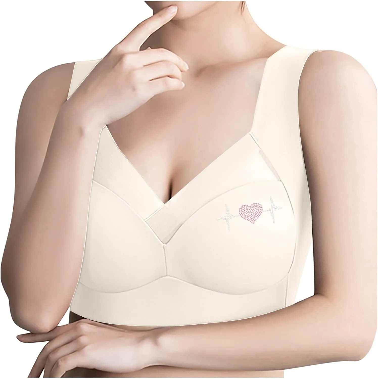 Womens Sports Thin Bralette with Mesh Panel Padded Cups Breathable Supportive Wear Comfortable Wireless Tank Top Bras