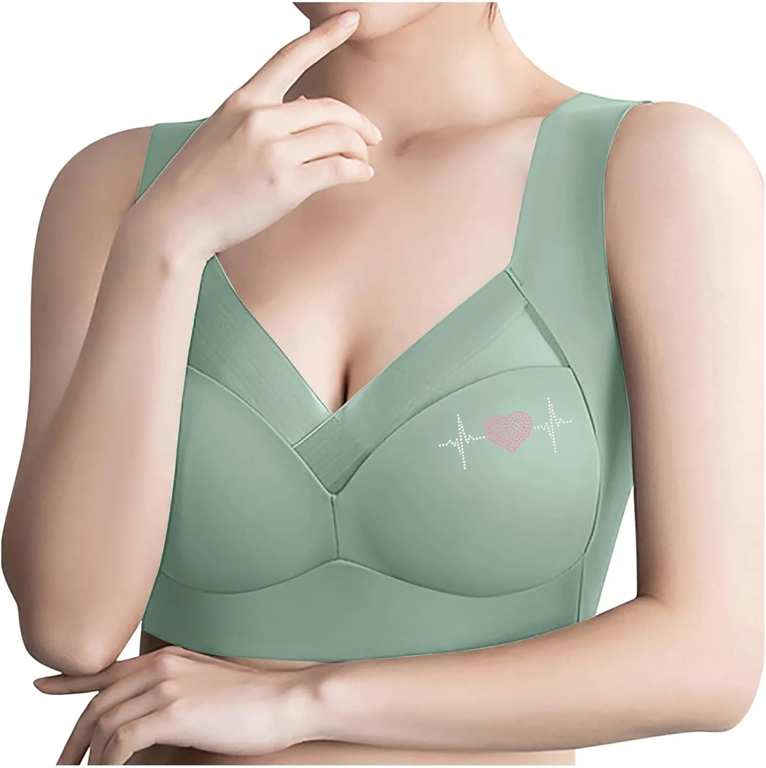 Womens Sports Thin Bralette with Mesh Panel Padded Cups Breathable Supportive Wear Comfortable Wireless Tank Top Bras