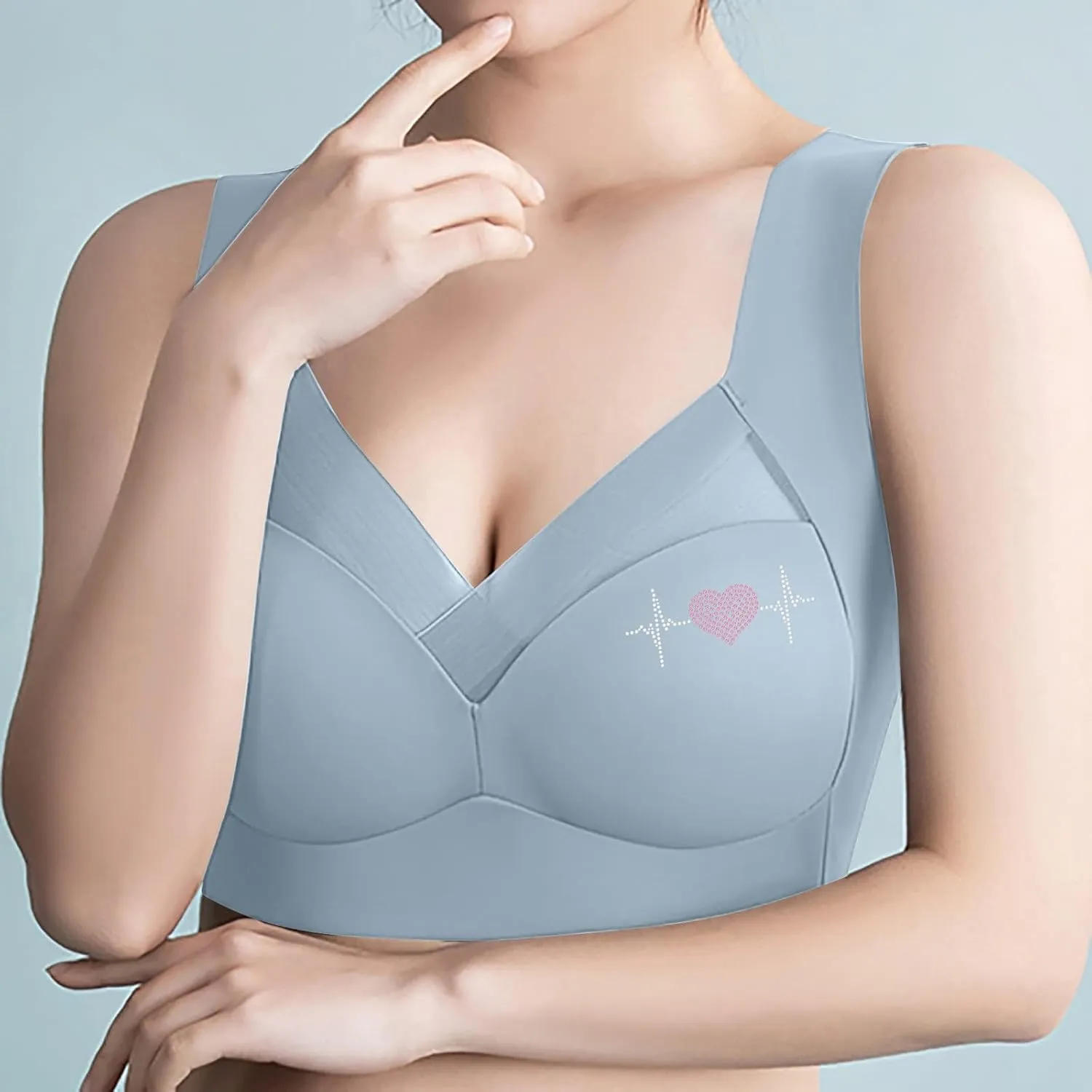 Womens Sports Thin Bralette with Mesh Panel Padded Cups Breathable Supportive Wear Comfortable Wireless Tank Top Bras