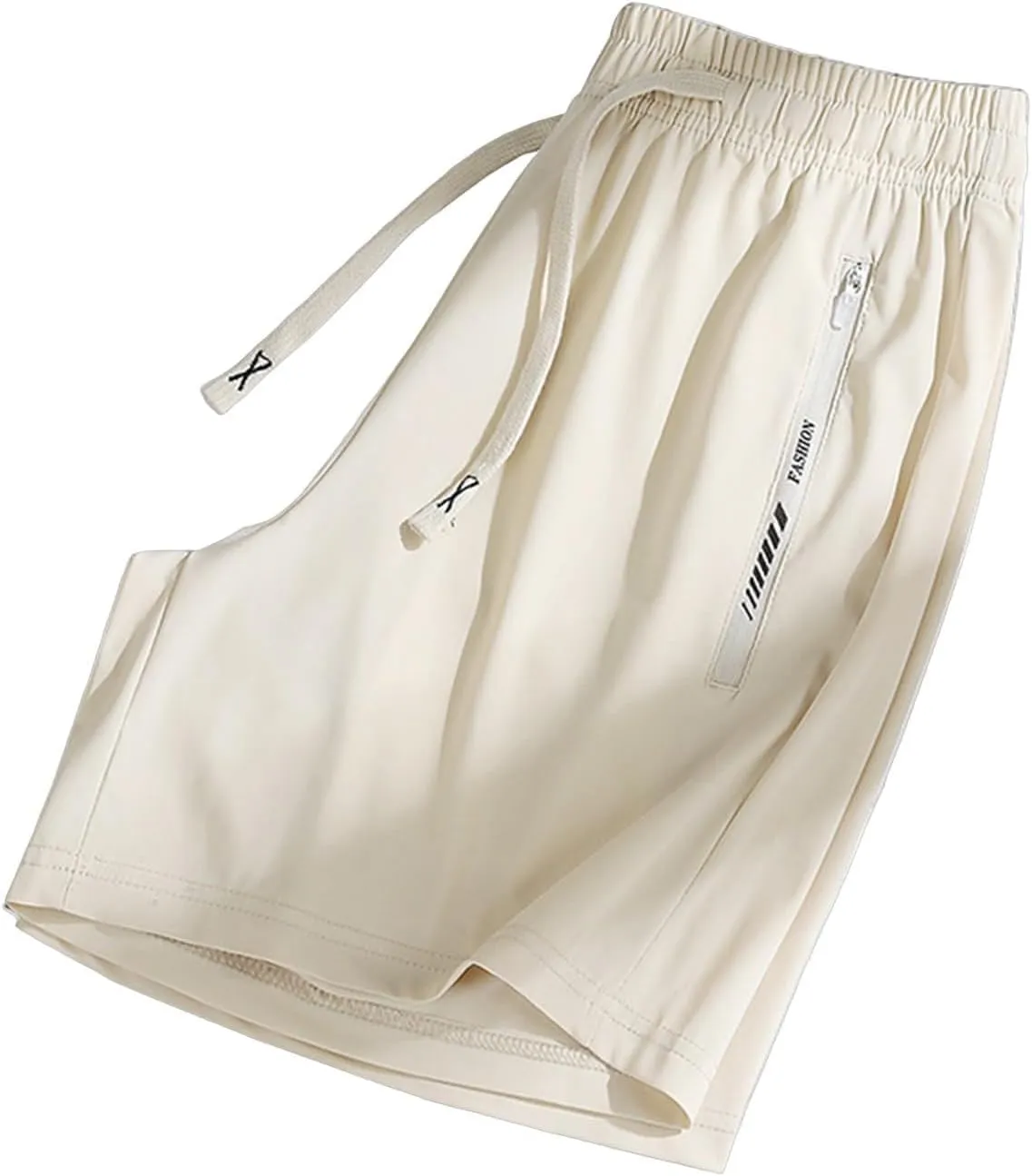 Womens Ultra Stretch Quick Drying Shorts Summer Breathable Beeswan Shorts High Waist Drawstring Beach Pants