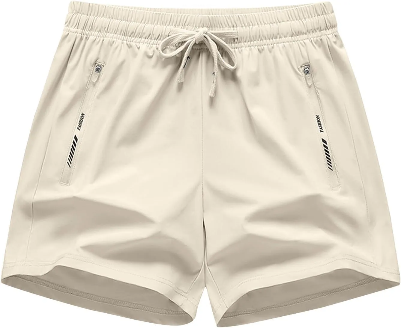 Womens Ultra Stretch Quick Drying Shorts Summer Breathable Beeswan Shorts High Waist Drawstring Beach Pants