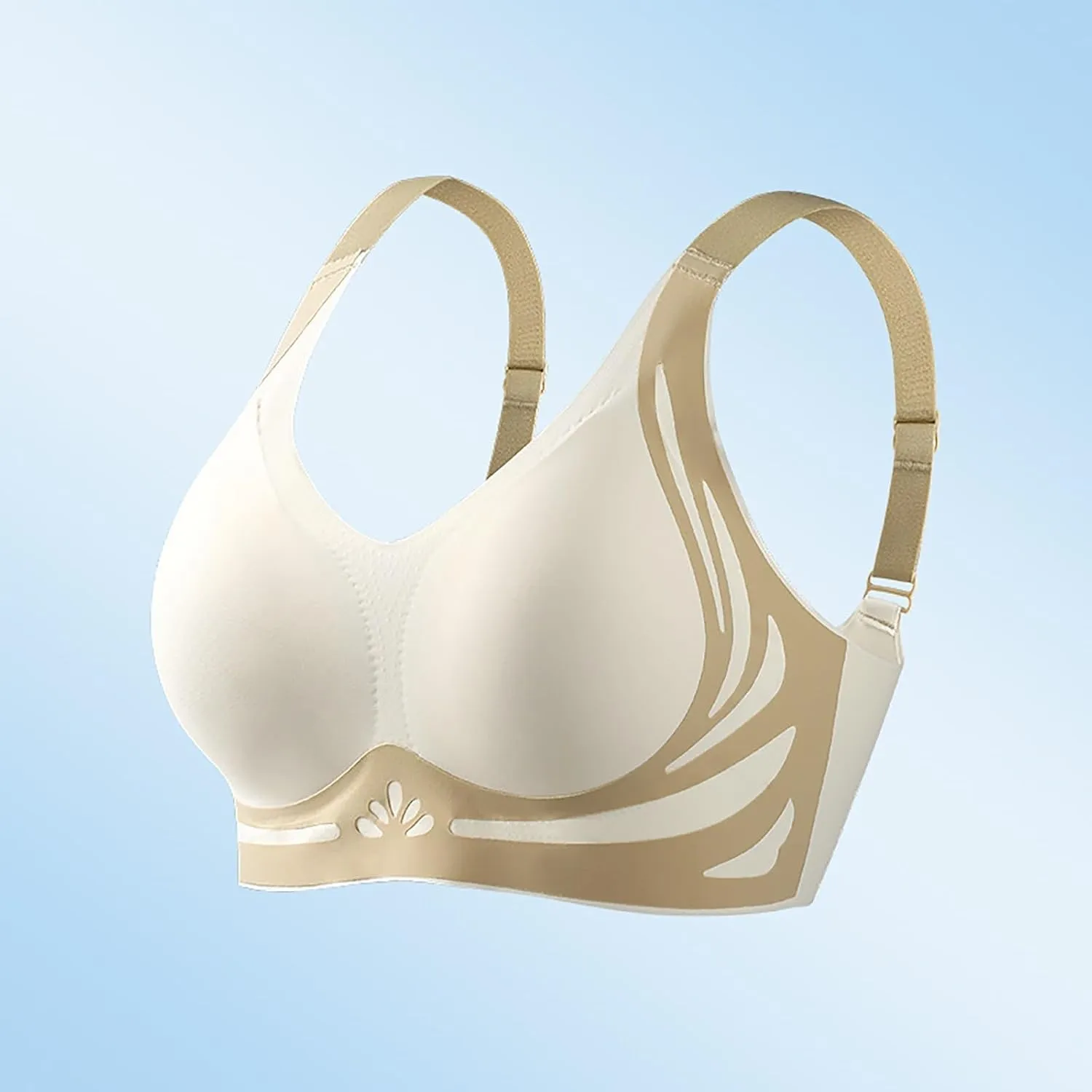Women's Wireless Bra Push up Super Gather Support Bralette Lifting Breast Full Coverage Everyday Bras 2025