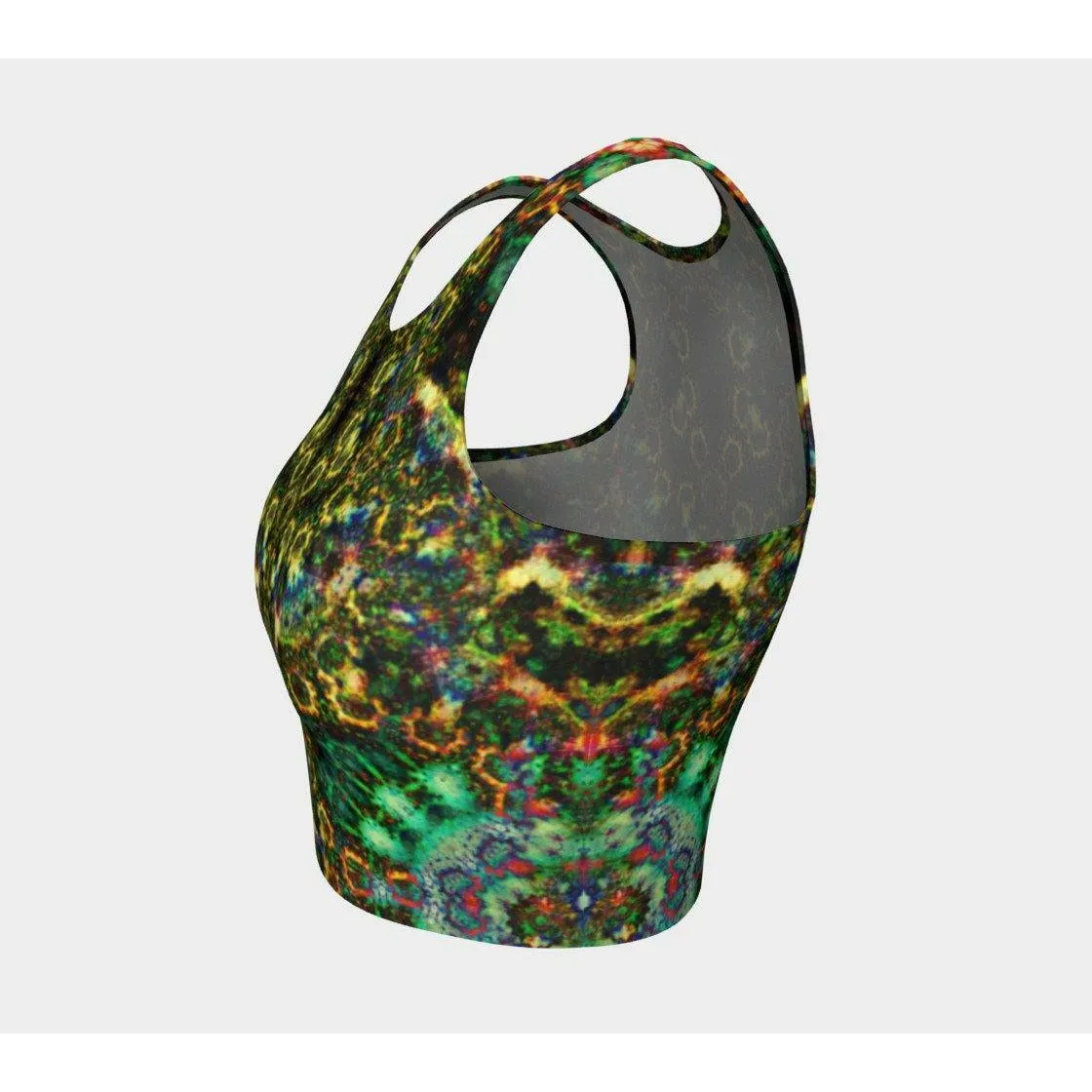 Xerxes Psychedelic Crop Top/ Bikini Set