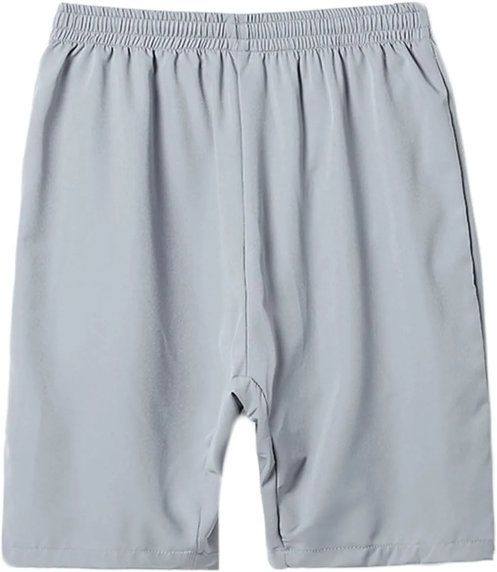 Xiaojmake Men's Running Shorts with Zipper Pocket Lightweight Elastic Waist Athletic 9 Inch Gym Shorts Quick Dry Hiking Short
