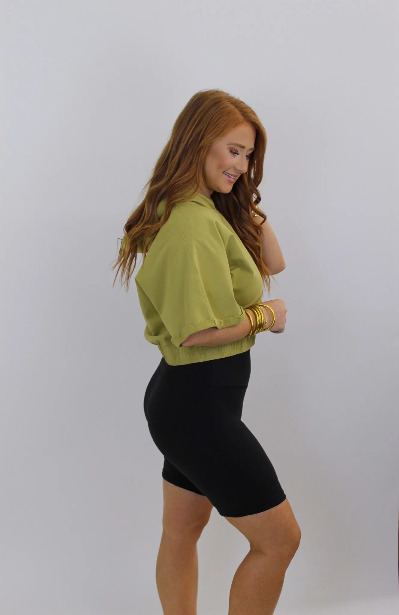 Yoga Biker Shorts- Black