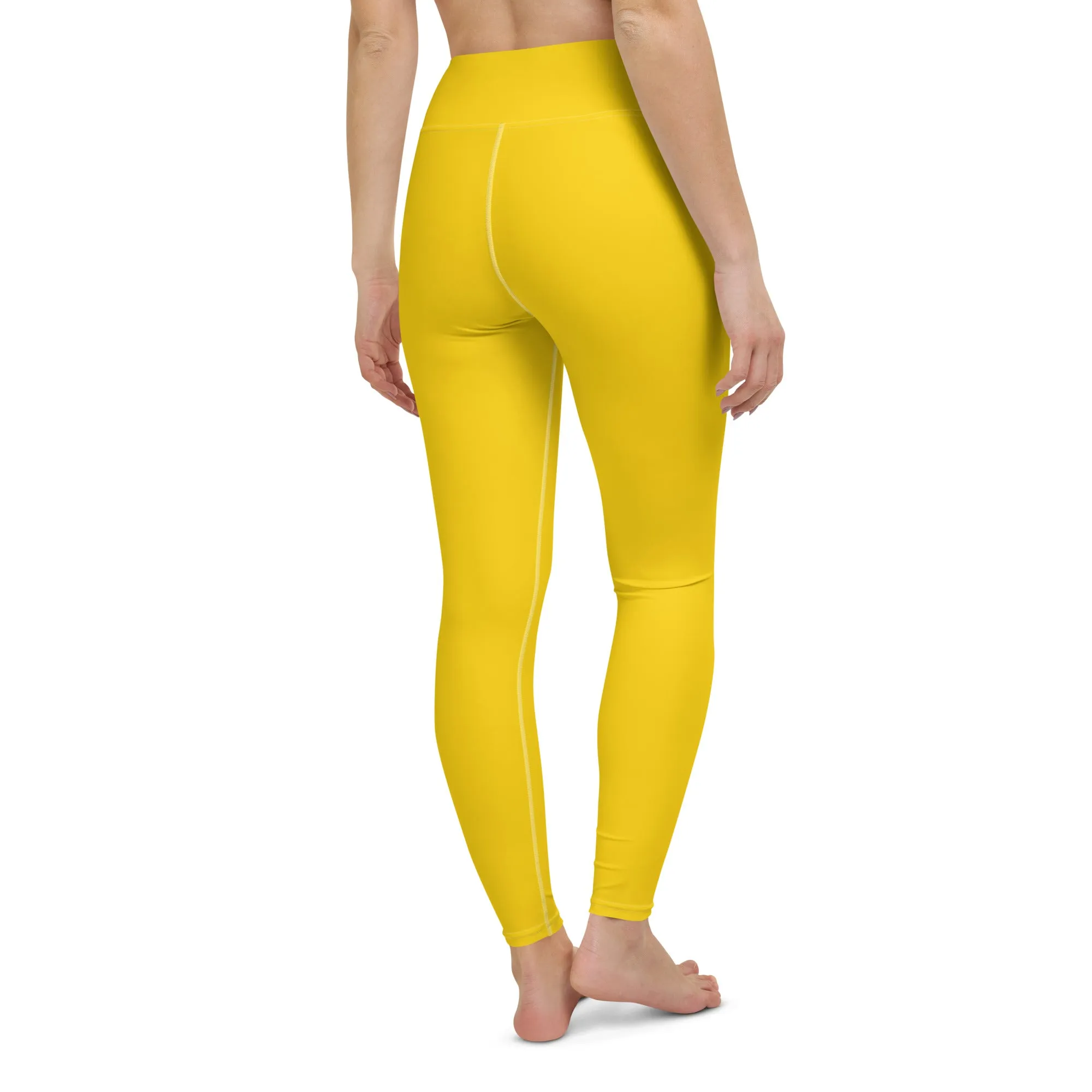 Yoga Yellow Leggings, lioness-love