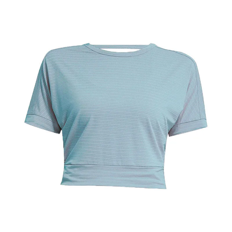 Yoganix Women's Yoga Shirt Backless Sexy Crop Top Gym Fitness Sportswear Running Workout T-shirt Sports Loose Tank Tops Jogger Vest