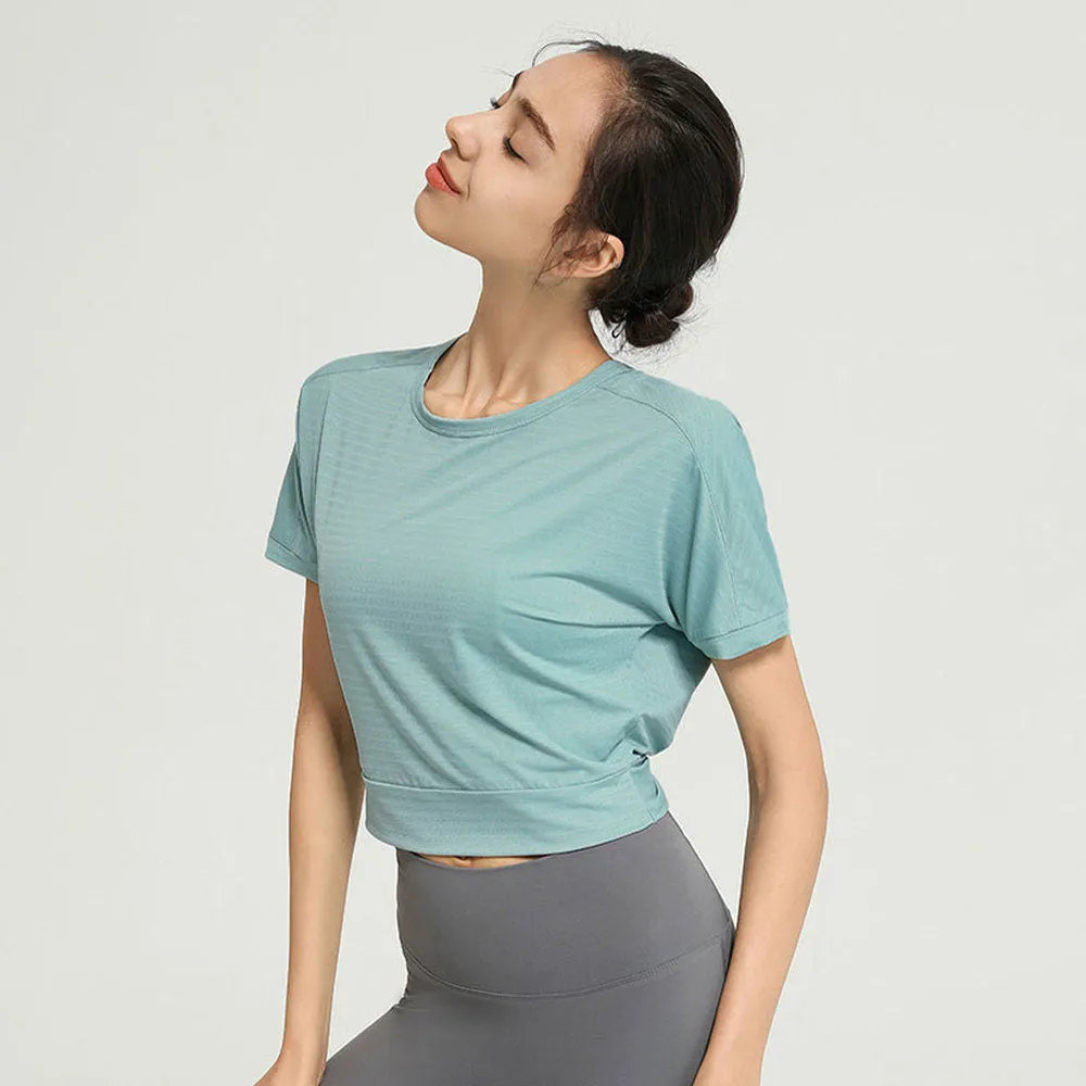 Yoganix Women's Yoga Shirt Backless Sexy Crop Top Gym Fitness Sportswear Running Workout T-shirt Sports Loose Tank Tops Jogger Vest