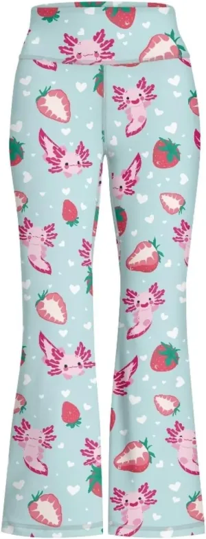 Ystardream Girls Workout Leggings Comfortable Flared Leggings for Girls Teens Kids
